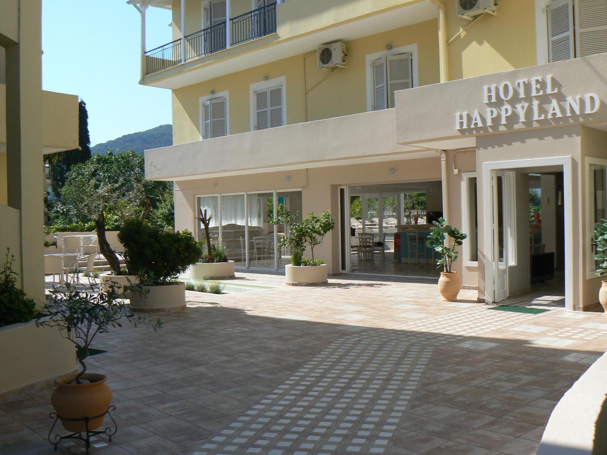 Happyland Hotel Apartments Nydri  Ngoại thất bức ảnh